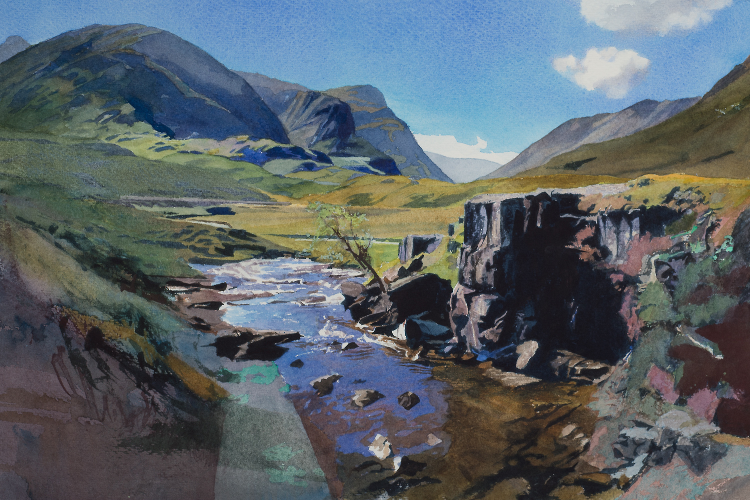 Blue Sky, Glen Coe