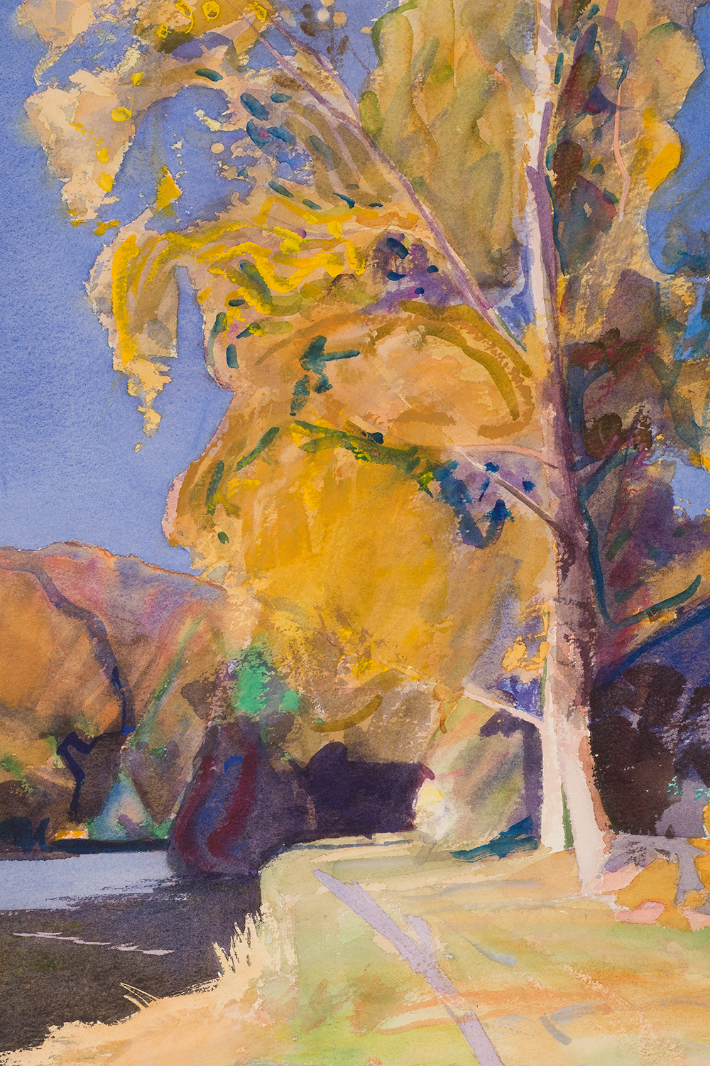 Yellow Tree, River Aulne, Brittany