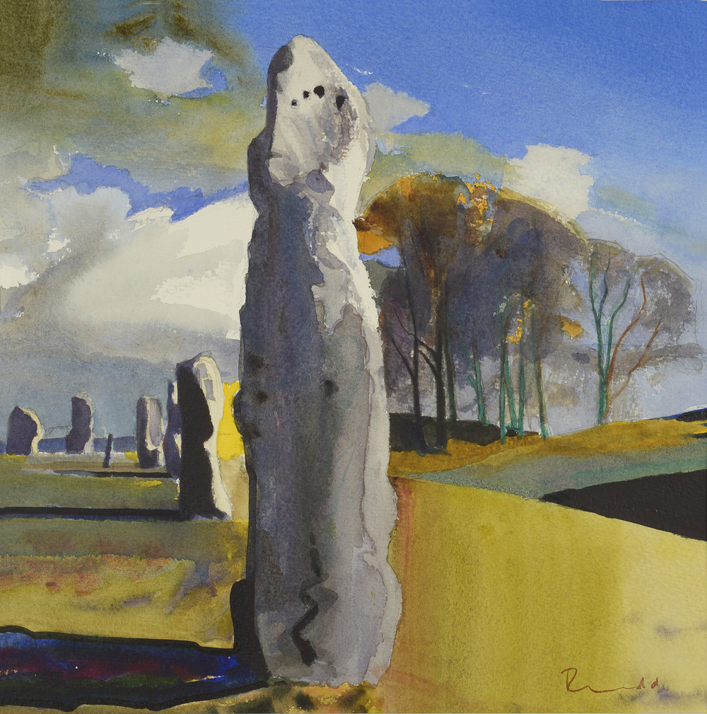 Avebury with Trees