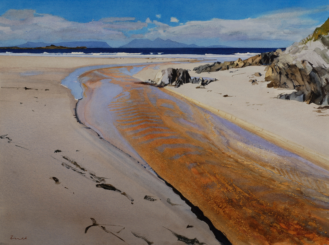 Beach River, Camusdarach, Arisaig