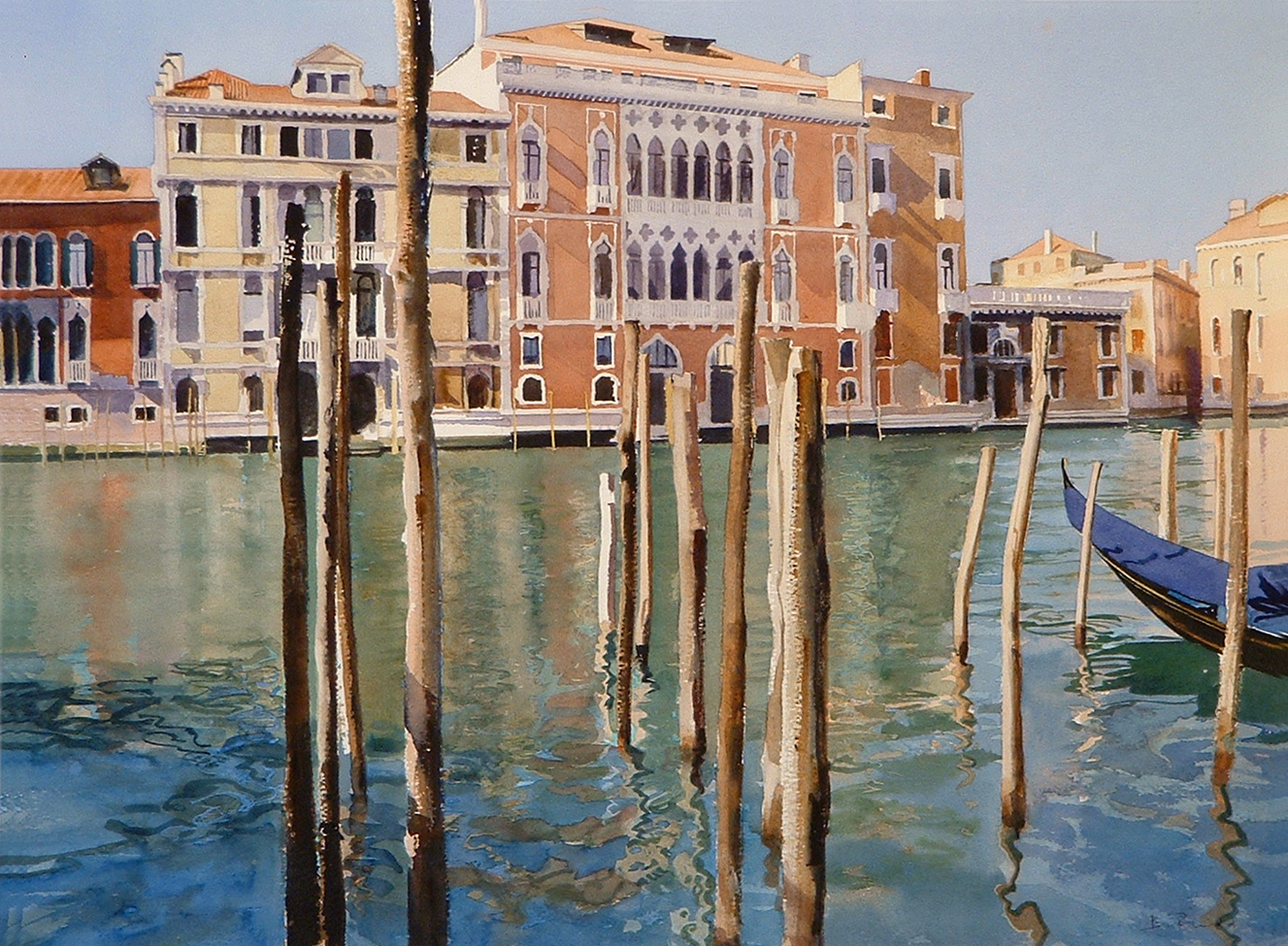 Mooring Posts, Grand Canal, Venice