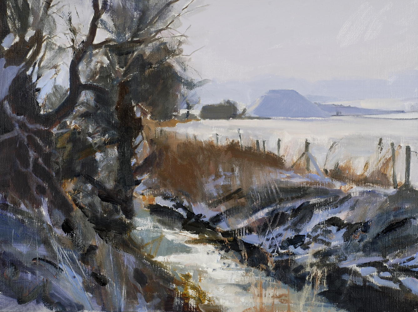 Silbury in Snow