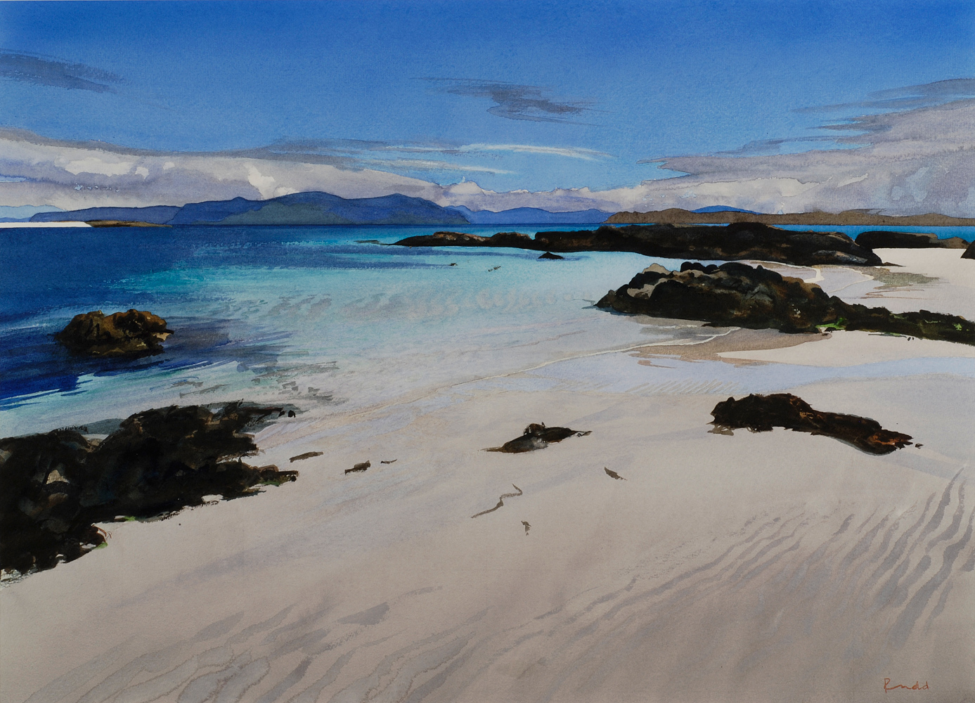 Turquoise Sea, North Beach, Iona